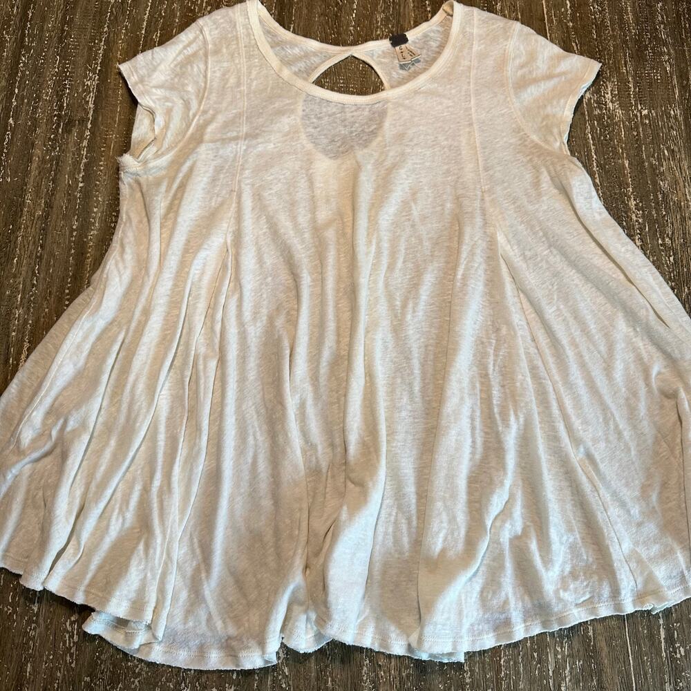 We The Free Sylvie Swing Tee by Free People Sleeveless Drape Top Women’s Size L